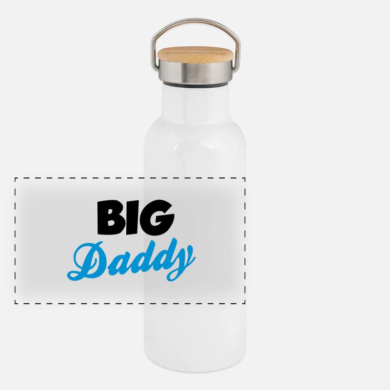 Daddy Panorama Thermosflasche mit Bambusdeckel