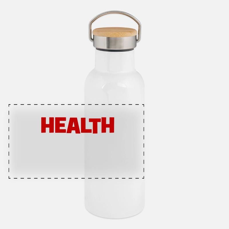 Bless you Panoramic Thermal Bottle with Bamboo Lid