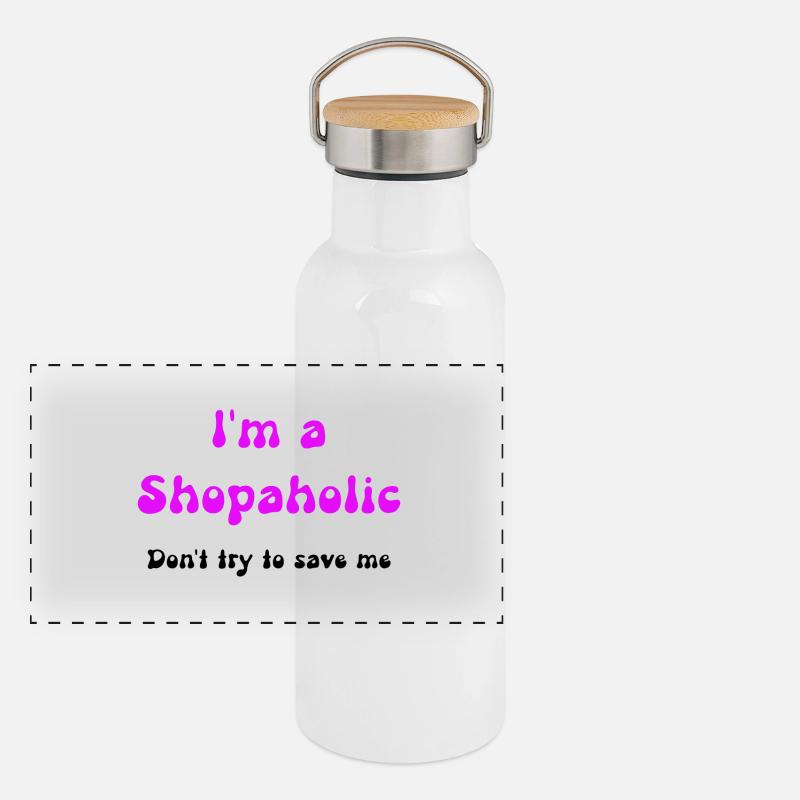 Laden Panorama Thermosflasche mit Bambusdeckel