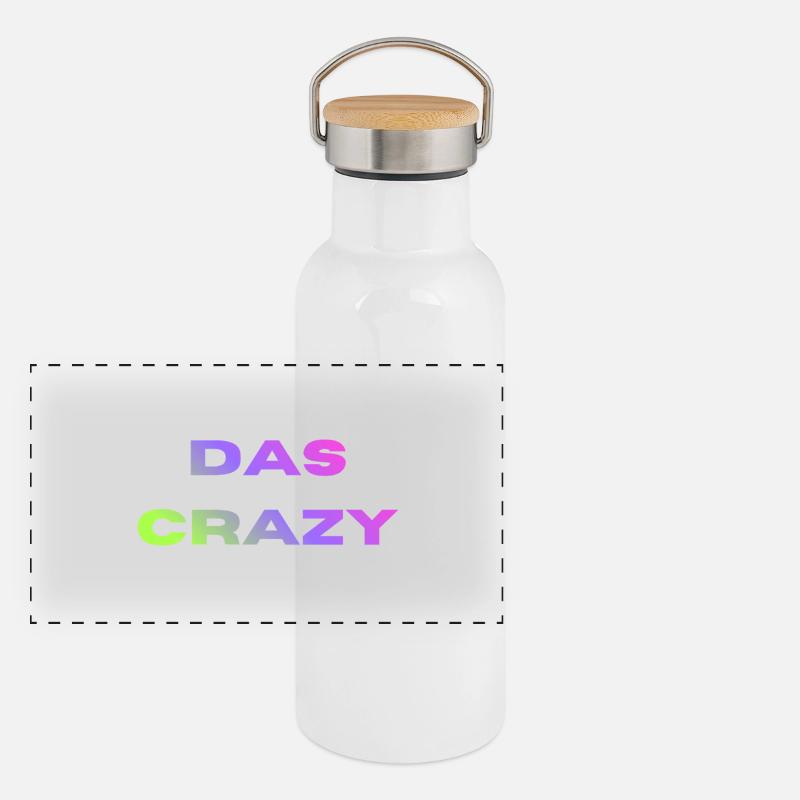 Das Crazy Panorama Thermosflasche mit Bambusdeckel