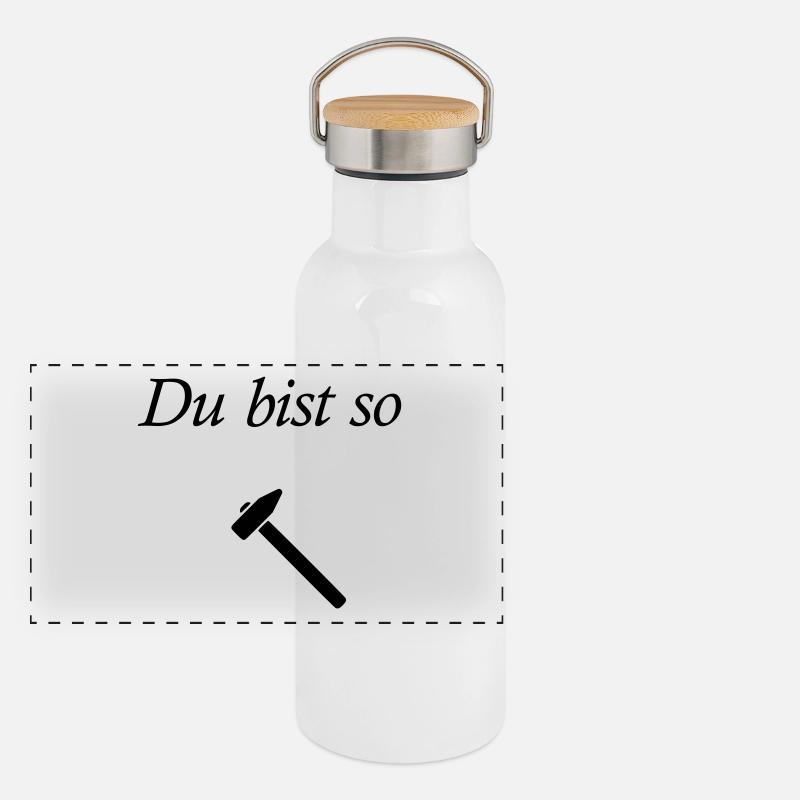 Hammer Panorama Thermosflasche mit Bambusdeckel