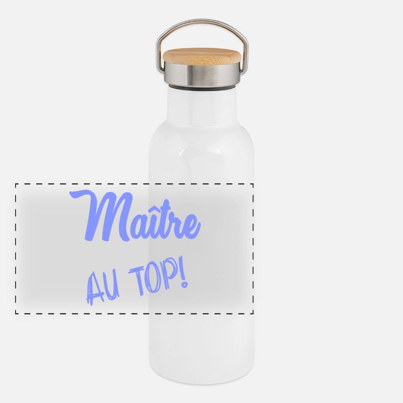 MEISTER Panorama Thermosflasche mit Bambusdeckel