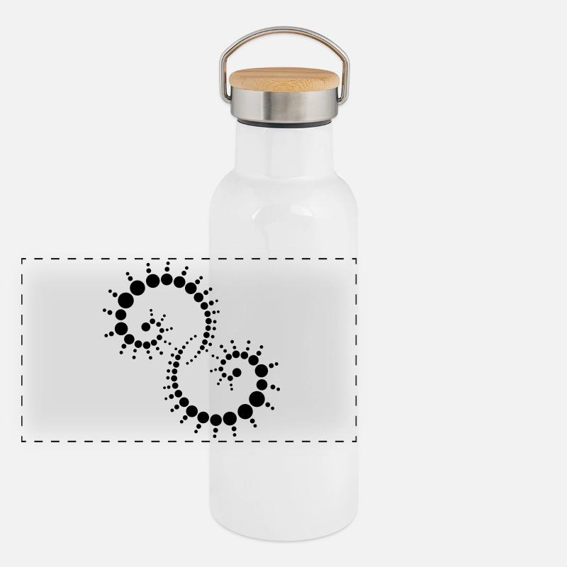 fossil Panorama Thermosflasche mit Bambusdeckel
