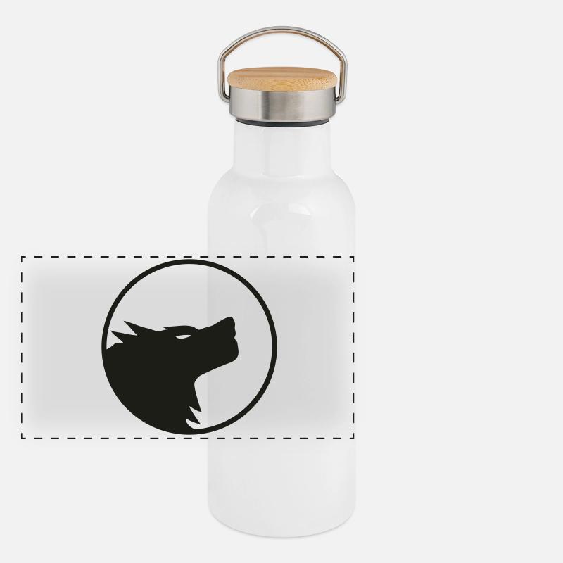wolf Gourde isotherme avec bouchon en bambou
