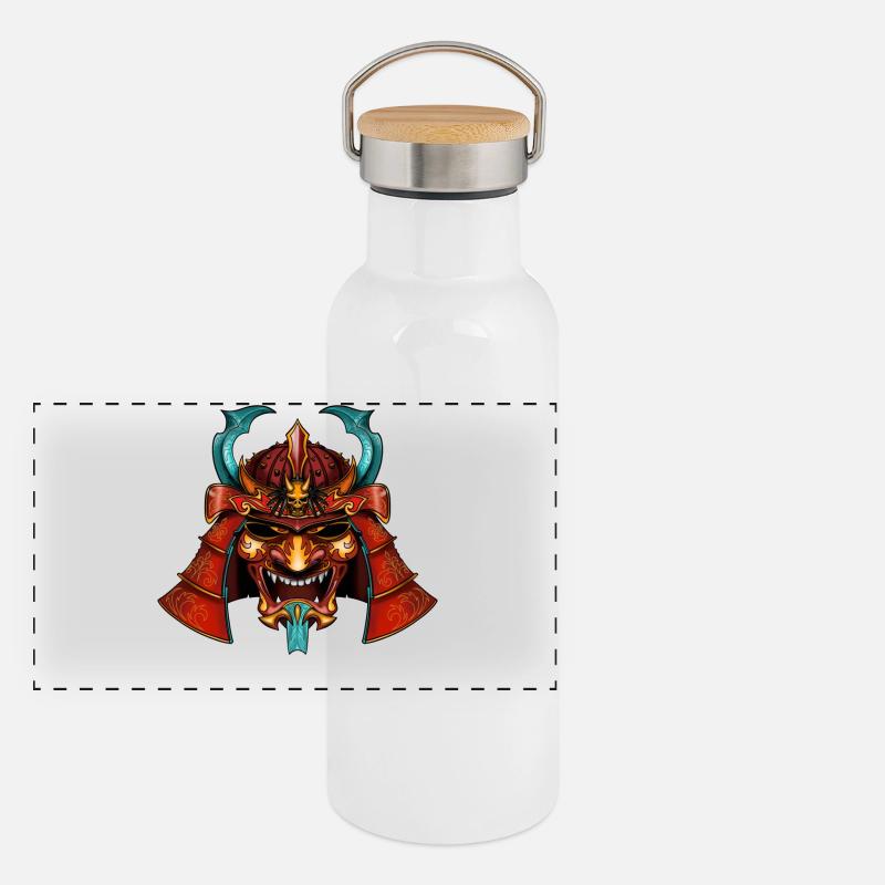 Samurai Gourde isotherme avec bouchon en bambou