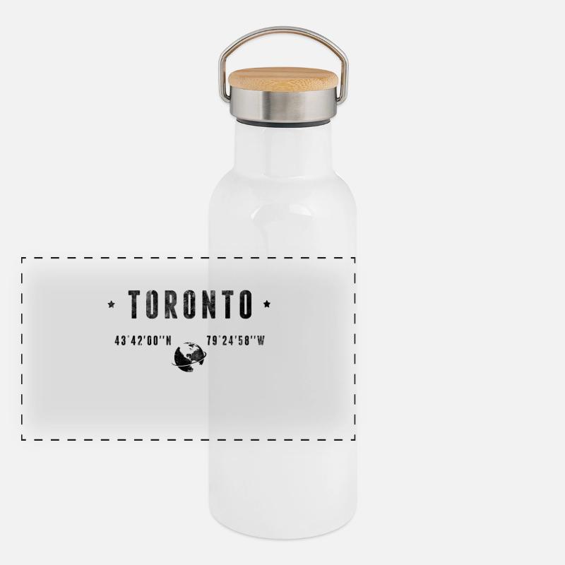 TORONTO Panoramic Thermal Bottle with Bamboo Lid