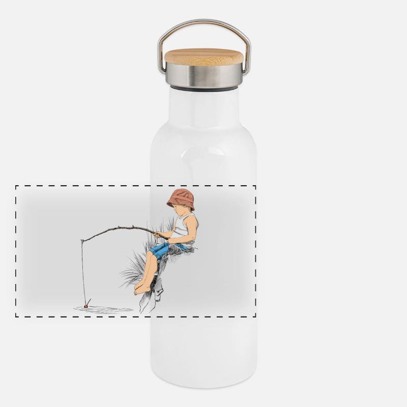 Angler Panoramic Thermal Bottle with Bamboo Lid