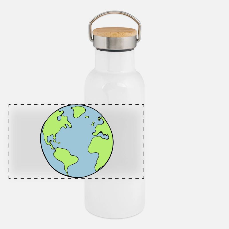 terre Gourde isotherme avec bouchon en bambou