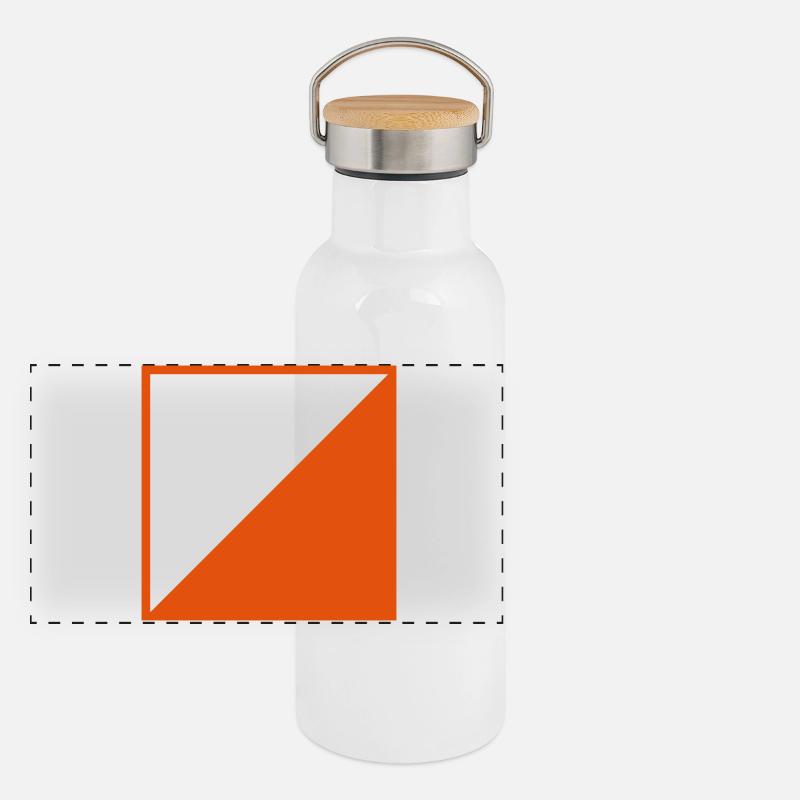 Orientierung Bildschirm Panorama Thermosflasche mit Bambusdeckel