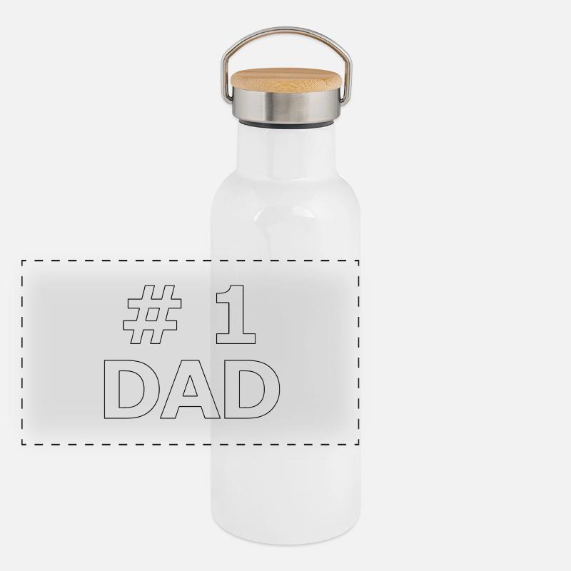 Non. 1 papa Gourde isotherme avec bouchon en bambou