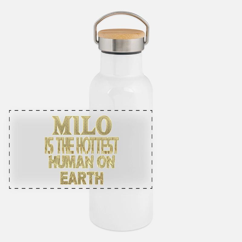 Milo Panorama Thermosflasche mit Bambusdeckel