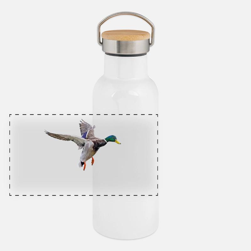 Duck Gourde isotherme avec bouchon en bambou
