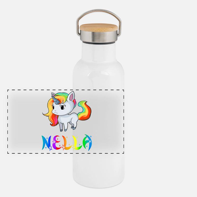 Unicorn Nella Gourde isotherme avec bouchon en bambou