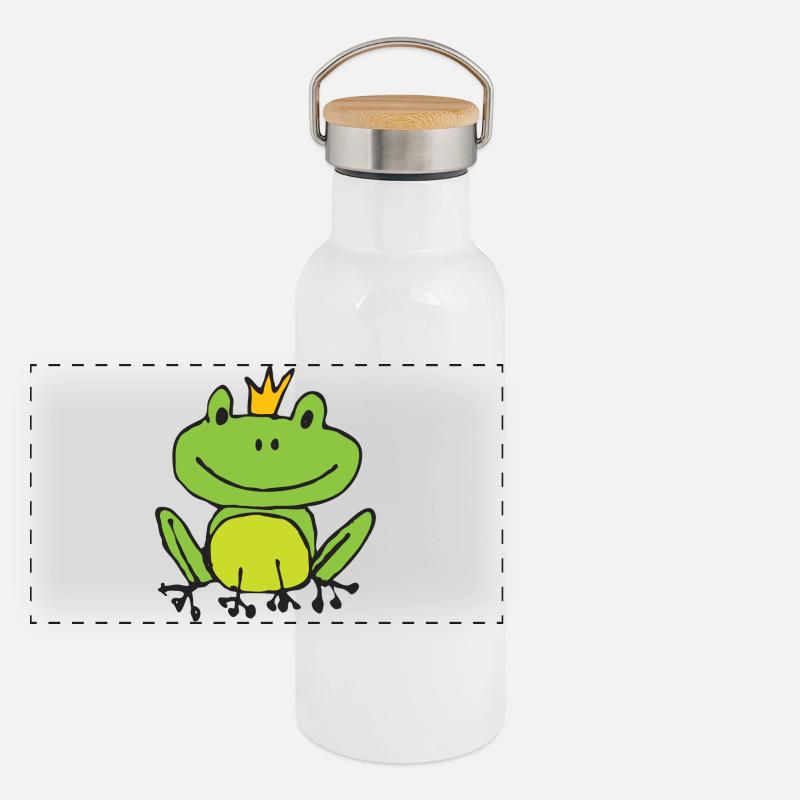 Frog or prince? Panoramic Thermal Bottle with Bamboo Lid