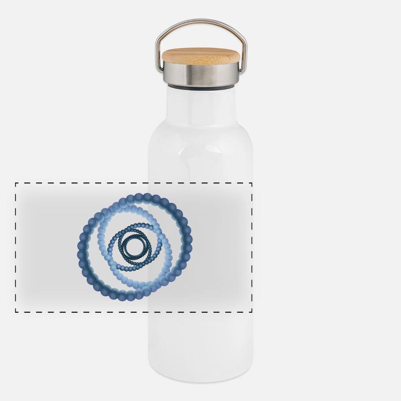 atome - cellulaire huit Gourde isotherme avec bouchon en bambou