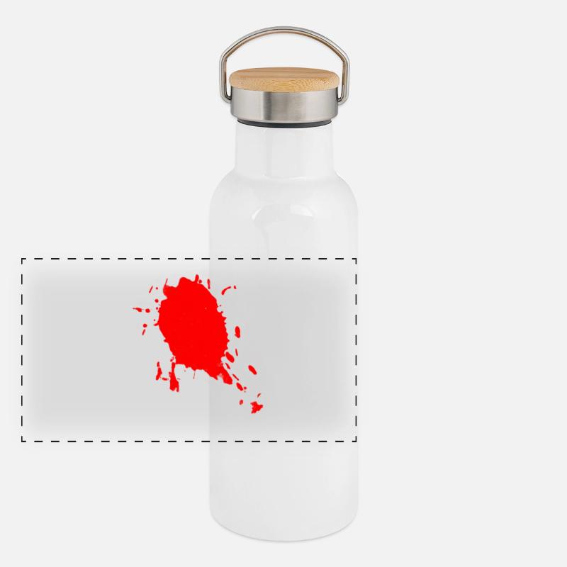 Color spot Panoramic Thermal Bottle with Bamboo Lid