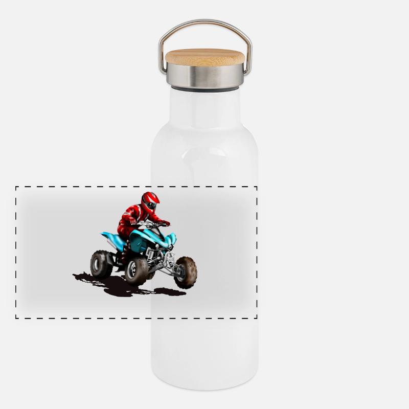 ATV Gourde isotherme avec bouchon en bambou