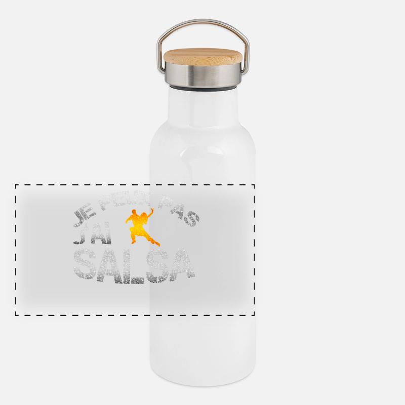 salsa Panorama Thermosflasche mit Bambusdeckel