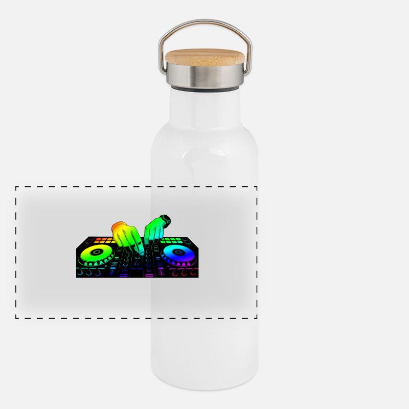 DJ Gourde isotherme avec bouchon en bambou