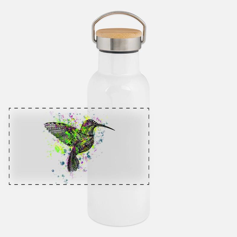 Colibri Gourde isotherme avec bouchon en bambou