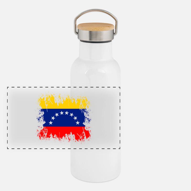 Venezuela Panoramic Thermal Bottle with Bamboo Lid