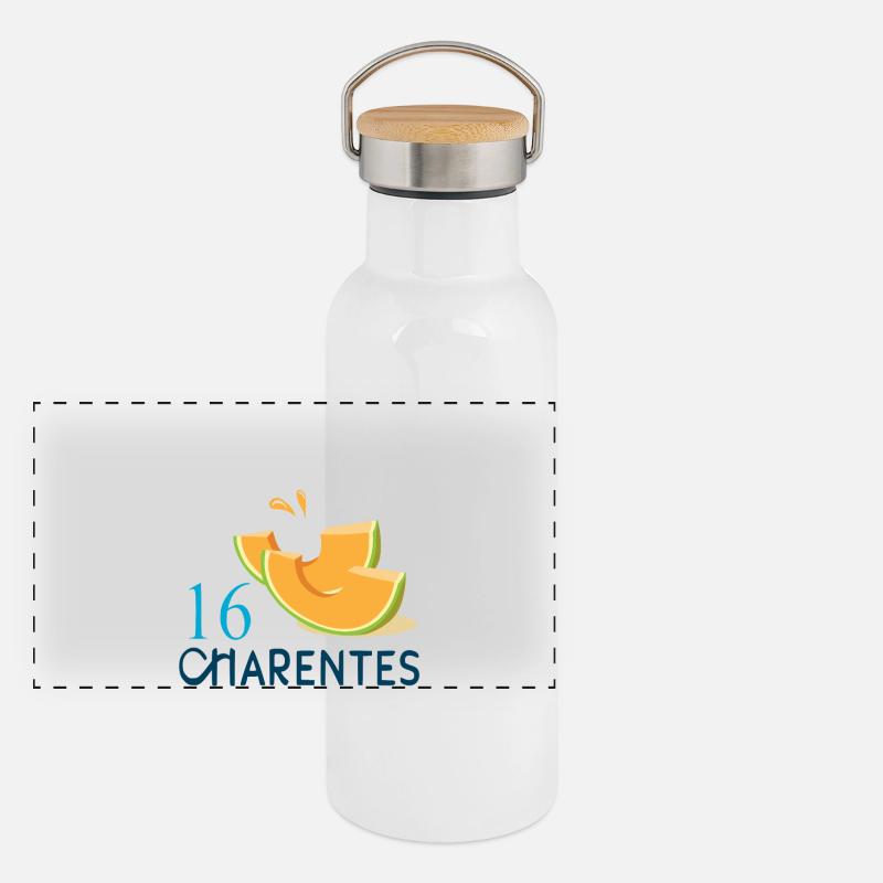 Charentes Panorama Thermosflasche mit Bambusdeckel