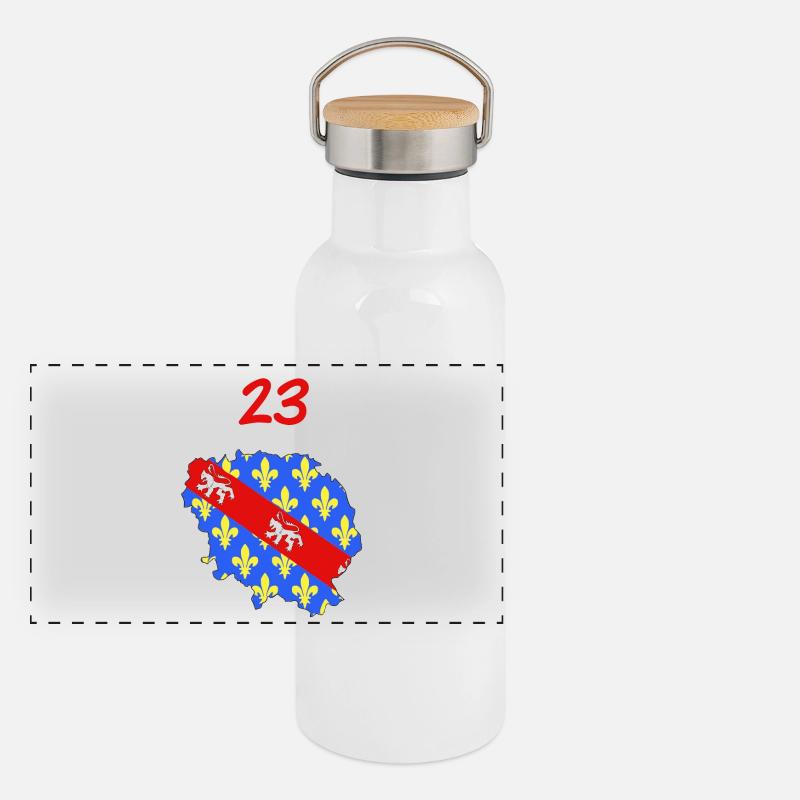 Dig Panoramic Thermal Bottle with Bamboo Lid