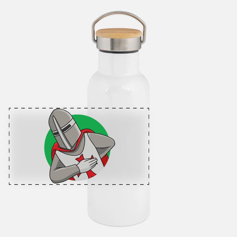 Friendly Crusader Panoramic Thermal Bottle with Bamboo Lid