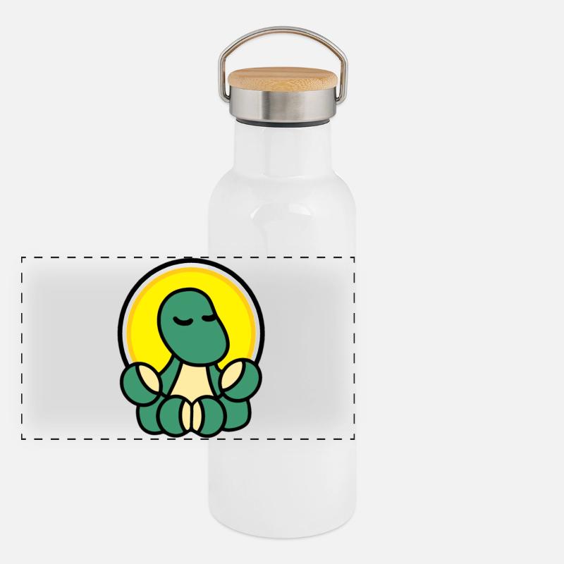 Dolly Zen Panoramic Thermal Bottle with Bamboo Lid