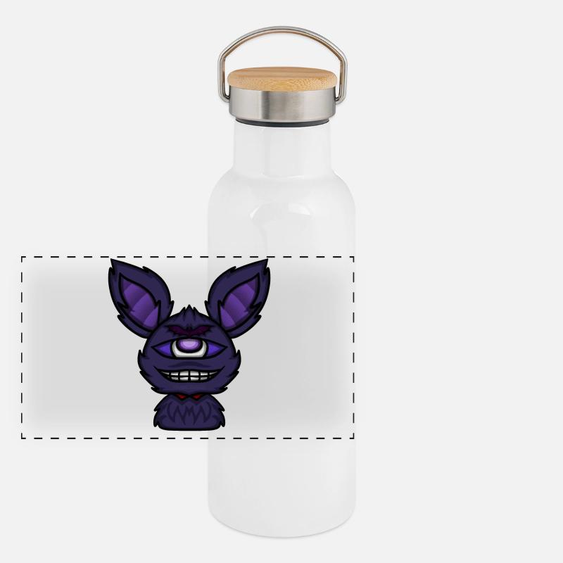 kahlköpfige Zyklopen! Von Pousse2Bambou ! Panorama Thermosflasche mit Bambusdeckel