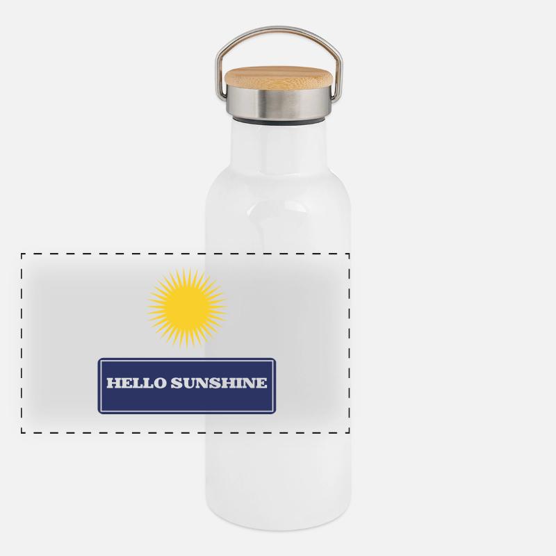 Hello sunshine Panoramic Thermal Bottle with Bamboo Lid