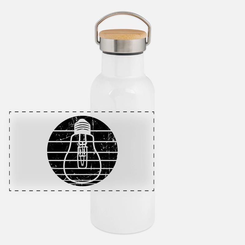 Bulb Panoramic Thermal Bottle with Bamboo Lid