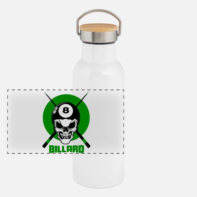 Panorama Thermosflasche mit Bambusdeckel
