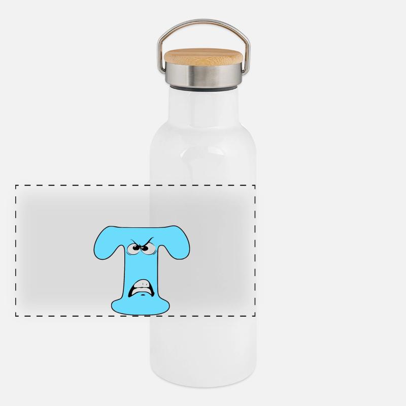 T Gourde isotherme avec bouchon en bambou