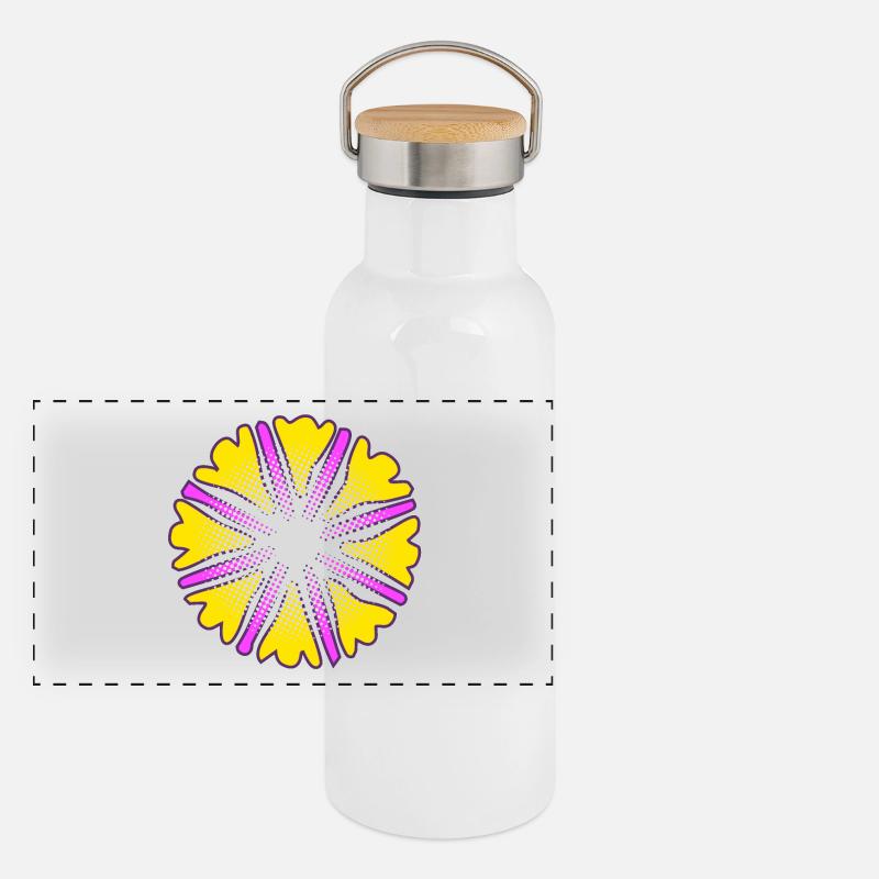 Sun2 modifié plus Gourde isotherme avec bouchon en bambou