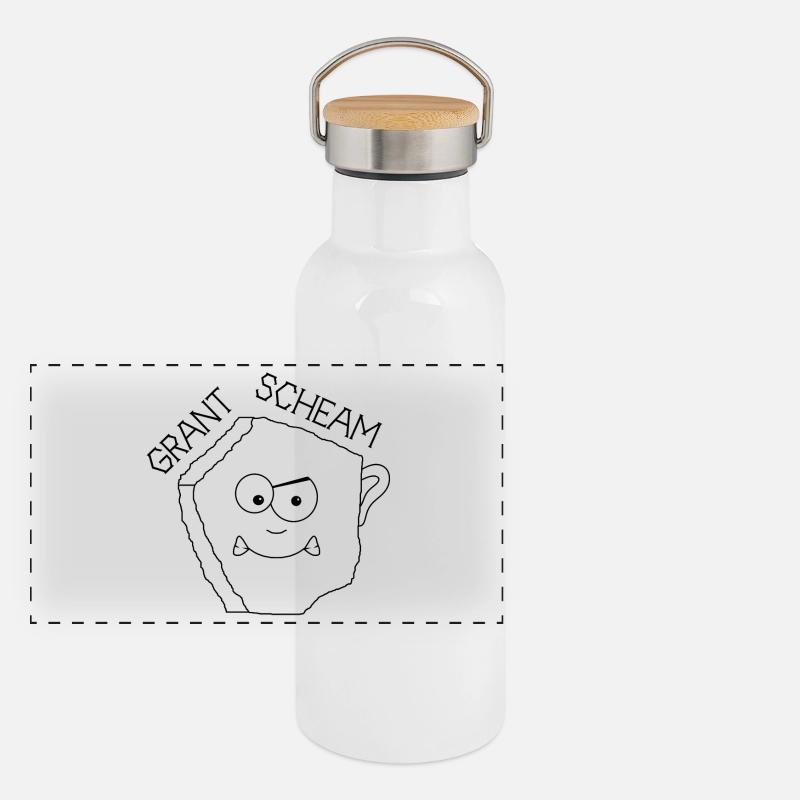 Grantscheam - grincheux - dialecte autrichien Gourde isotherme avec bouchon en bambou