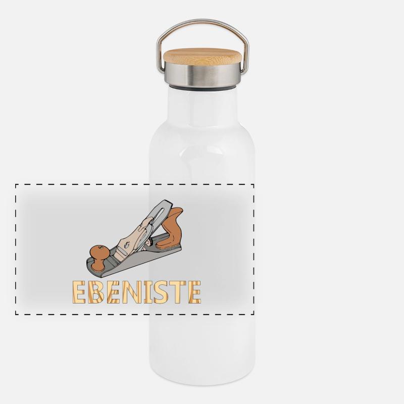 Tischler Panorama Thermosflasche mit Bambusdeckel