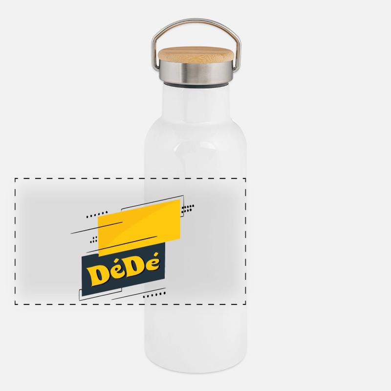 Dédé Panorama Thermosflasche mit Bambusdeckel