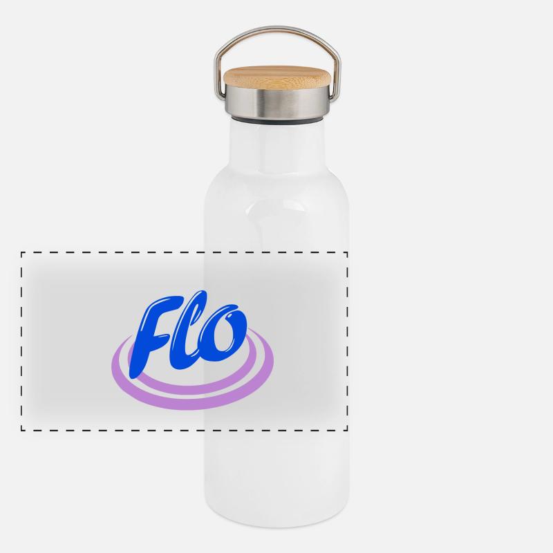 Panorama Thermosflasche mit Bambusdeckel
