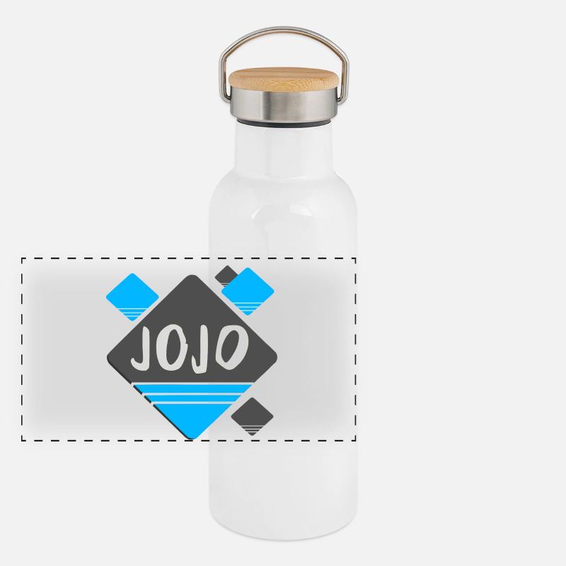 Jojo Gourde isotherme avec bouchon en bambou