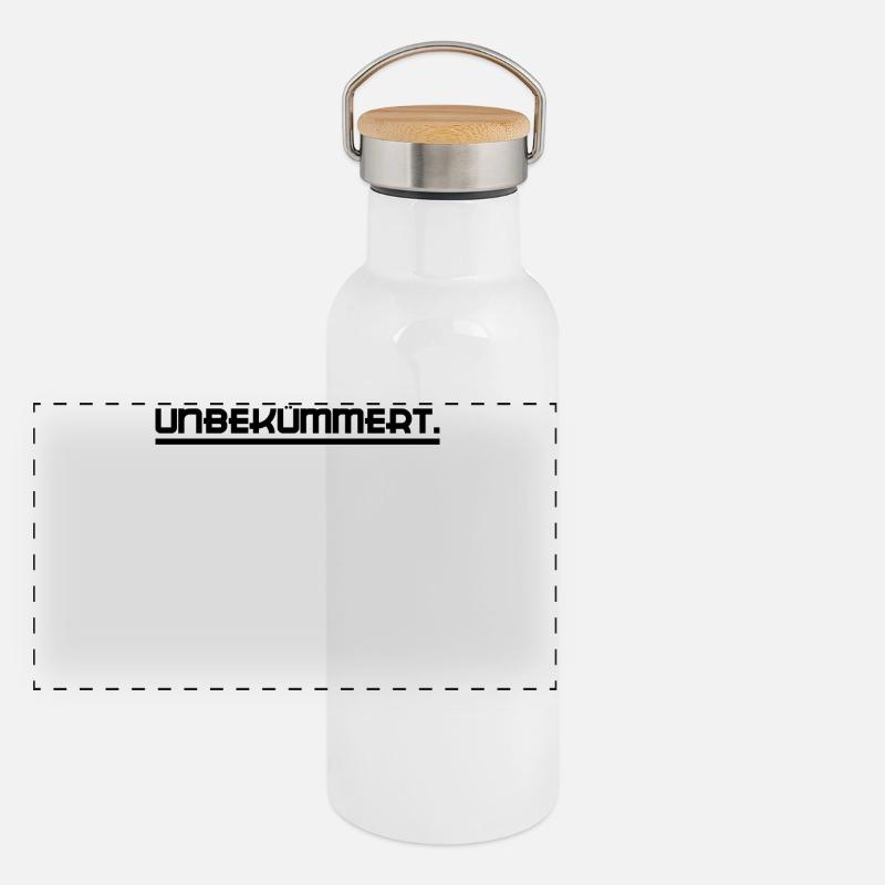 I don't care about the statement indifferent chill Panoramic Thermal Bottle with Bamboo Lid