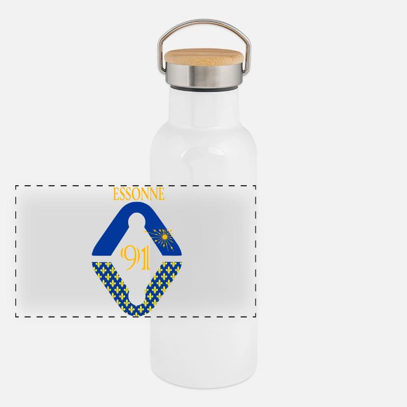 Essonne Panorama Thermosflasche mit Bambusdeckel