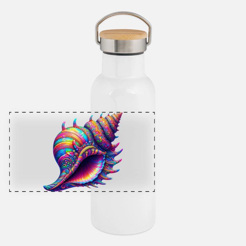 Shell Panoramic Thermal Bottle with Bamboo Lid