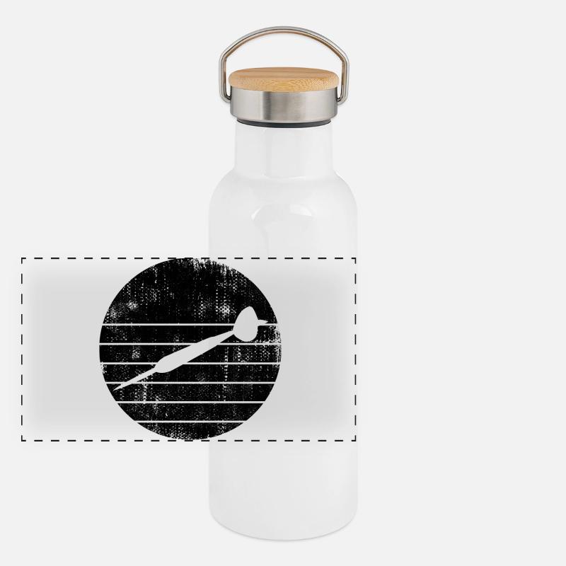 Dartpfeil Panorama Thermosflasche mit Bambusdeckel