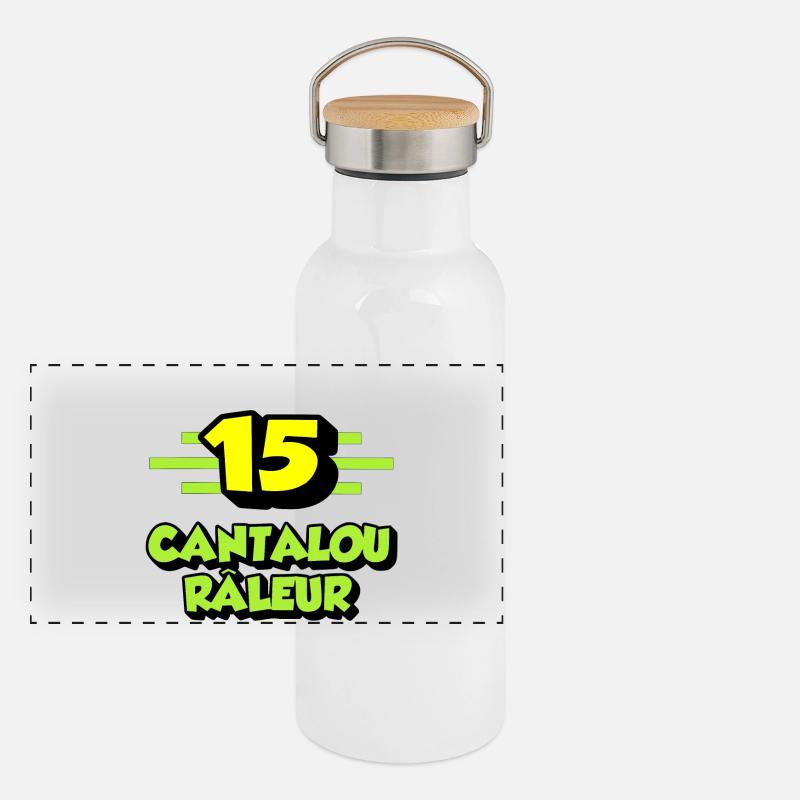 Complaining Cantalou Panoramic Thermal Bottle with Bamboo Lid