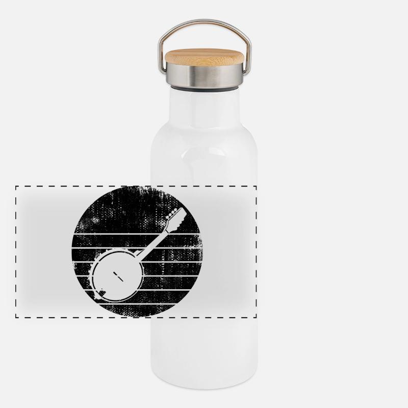 Banjo Gourde isotherme avec bouchon en bambou