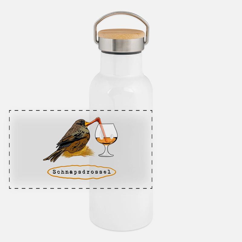 Stößchen! Boozer Panoramic Thermal Bottle with Bamboo Lid