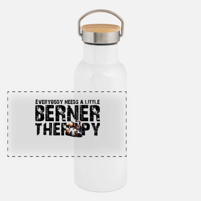 Bouvier bernois Gourde isotherme avec bouchon en bambou