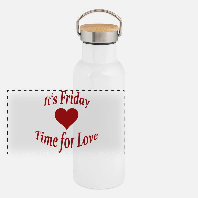 Friday Panoramic Thermal Bottle with Bamboo Lid