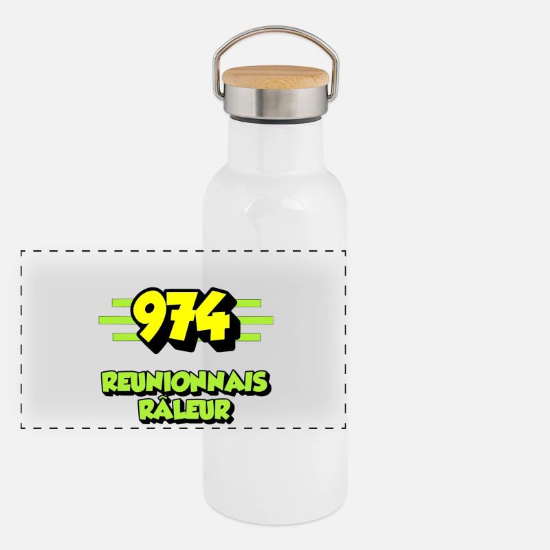 Complaining Reunionese Panoramic Thermal Bottle with Bamboo Lid